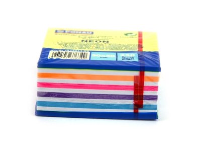Samolepící bloček 50x50mm, 250 listů, neonové barvy