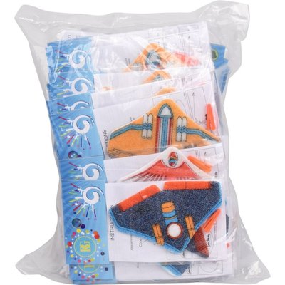 MirusMix Letadla z Pěnového Polystyrenu 48 ks