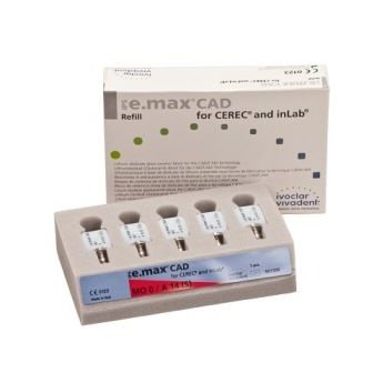 Bloky E.MAX CAD CEREC/inlab MO A14(S)/5ks