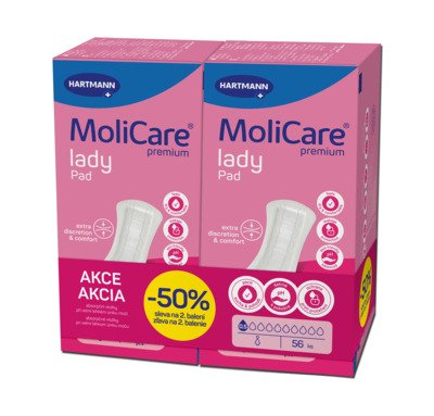MoliCare Lady Pad 0,5 kapky duopack 56 ks