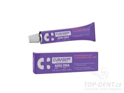Curasept ADS DNA Hyalu Pro 350 gel s obsahem chlorhexidinu (CHX 0,5%), 30ml