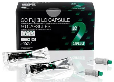 GC Fuji II, LC Improved, 50 Capsules, A3, EEP