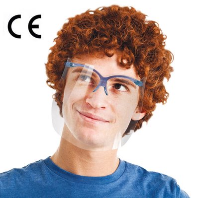 Ochranné štíty COMFORT LIGHT+ sada 4 ks fólií Transparentná