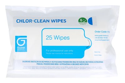 Chusteczki chlorowe Chlor-Clean flow pack 25 szt. MediLab