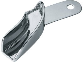 Abdrucklöffel für partielle Abdrücke - Stück Gr. 3 links, perforiert