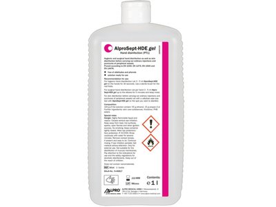 Alpro AlproSept-HDE GEL 1L - Prémiová chirurgická dezinfekce na ruce