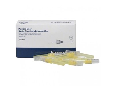 Painless Steel - injekční kanyly G27 0,4x23mm