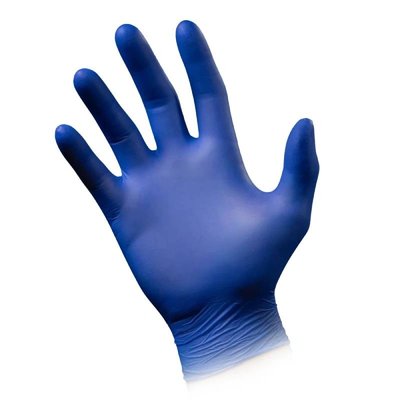 Vyšetřovací rukavice Style latex, nepudrované, Cobalt (tmavě modré), 100 ks - L