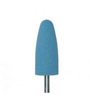 Meisinger gumka do akrylu silikonowa, niebieski cylindryczny stożek z zaokrąglonym wierzchołkiem 9573S.104.100