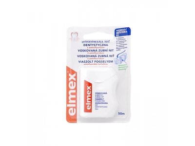 Elmex voskovaná zubní nit 50 m