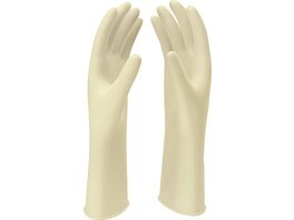 Vasco® OP Grip - Packung 40 Paar puderfrei, naturweiß, Größe 7