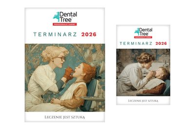Terminarz dla stomatologa A5 2026 wzór 2 + A4 2026 wzór 2