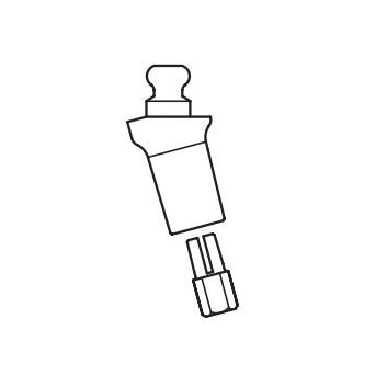 Abutment nakloněný 15° 4,1/1,5 mm 1 ks