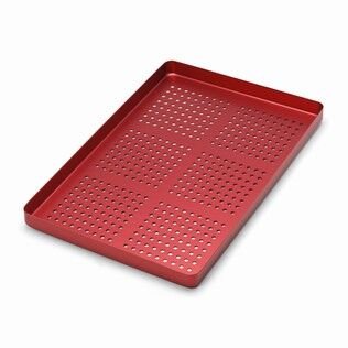 TRAY VELKÝ PERFOROVANÝ AL ČERVENÝ