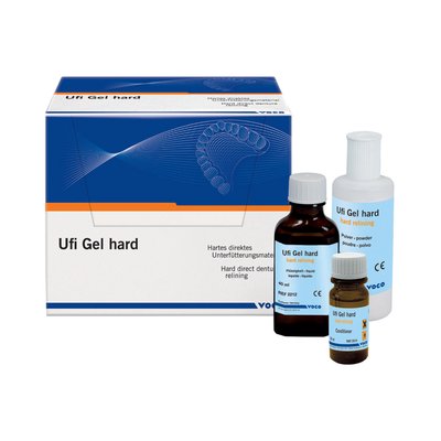 Ufi Gel Hard VOCO - SET 60 g prášok. 40 ml liquid. 20 ml kondicionér. príslušenstvo