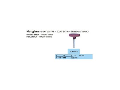 Leštící guma EVERLAST HNĚDÁ H9612 10ks