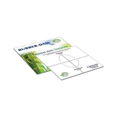 Rubber-Dam Template, šablona na kofferdam