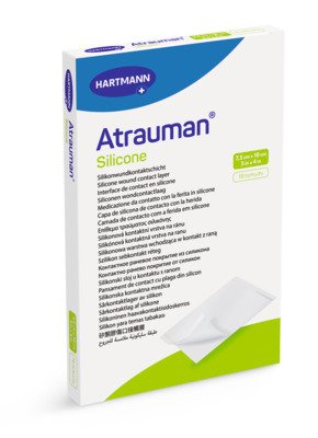 Atrauman Silicone silikonové krytí 7,5 × 10 cm 5 ks