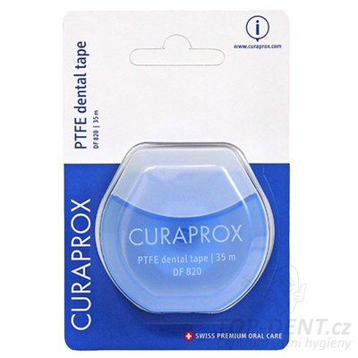 Curaprox DF 820 teflonová dentální páska, 35m