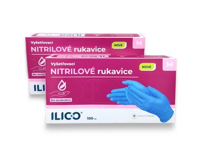 ILICO nitrilové rukavice pro alergiky Velikost: M