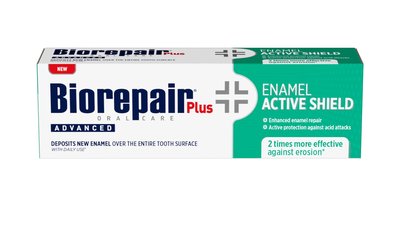Biorepair Plus Advanced Enamel Active Shield zubní pasta 75 ml