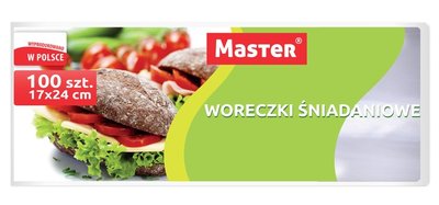 Woreczki śniadaniowe 17 x 24 cm 100 szt.