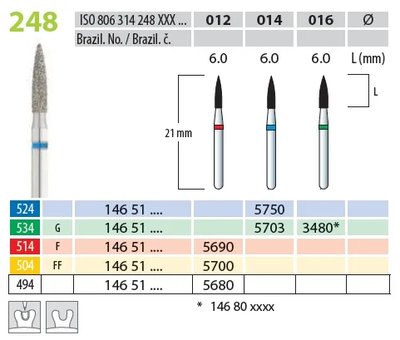 Brousek diamantovaný T 806.314.248.504.012