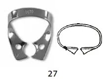 Spona Kofferdam č.27