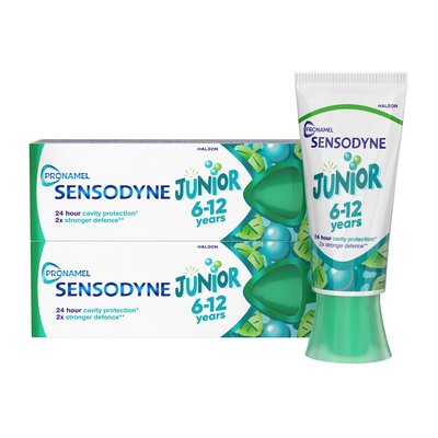 Sensodyne Pronamel Junior dětská zubní pasta 6-12 let 2×50 ml