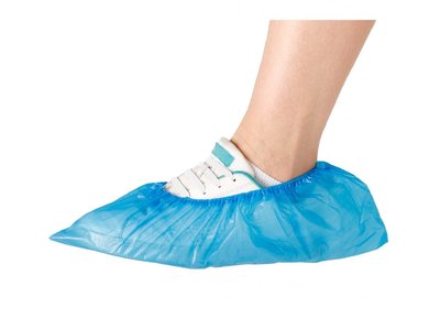 Návleky na obuv, univerzální, modré, 100ks