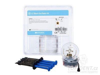 LC Block-Out Resin Kit - Světelně tuhnoucí pryskyřice 4x1,2 ml