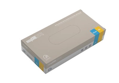 easyCare nitrilové rukavice LONG - modré - S