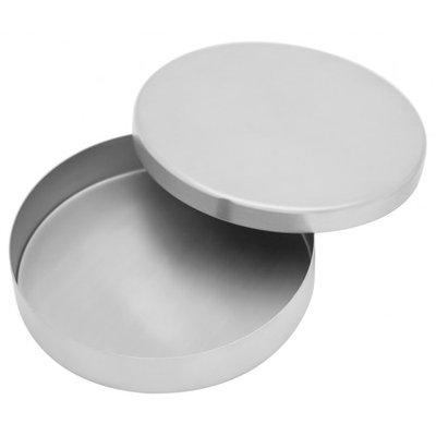 Kazeta sterilizační kulatá HS s víkem, prům.100 mm, nerez