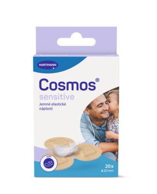 Cosmos sensitive jemná kulatá náplast ⌀ 22 mm 20 ks