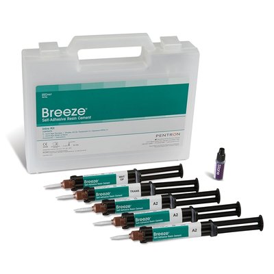 Breeze Self-Adhesive Resin Cement Intro Kit 5 x 4 ml 1 x 3 ml Silan