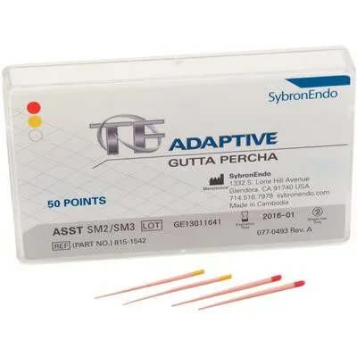 TF ADAPTIVE GUTTA PERCHA POINT ASST. SM PK/50