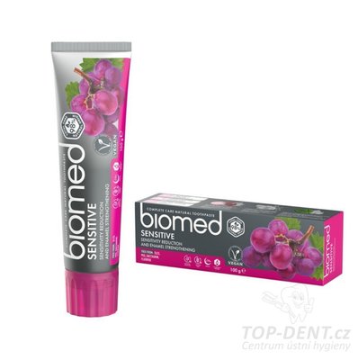 Biomed SENSITIVE zubní pasta s extraktem z hroznových jader, 100g