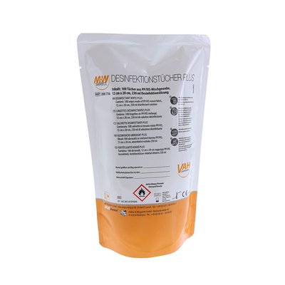 M+W Dez.utěrky Plus citron 100ks - náplň