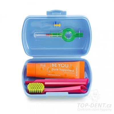 Curaprox Travel set modrý
