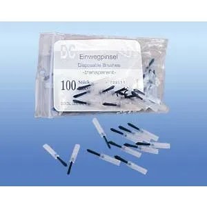 DC náhr. štětečky černé 100ks tvrdší