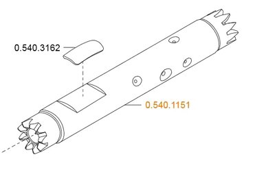 Hnací hřídelka KaVo EXPERTmatic 1:1