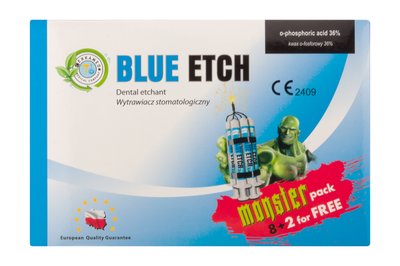 Wytrawiacz Blue Etch MONSTER PACK 36% 2 ml (2,6g) x 10 szt. Cerkamed