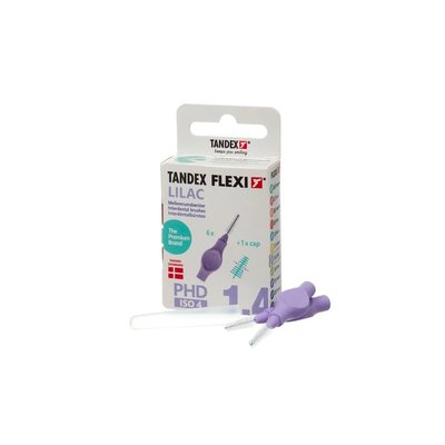 Tandex FLEXI® Mezizubní Kartáčky PHD 1,4 (Ø 0,8 mm) ISO 4 Lila 6 ks