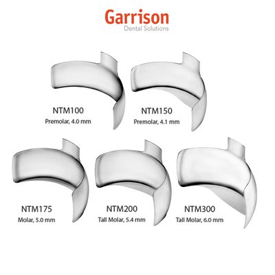 Garrison NiTin matrice Sectional Matrices Bands - NTG150