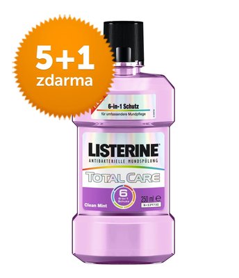 Listerine Total Care 1000 ml 5+1 ZDARMA