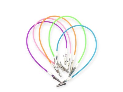 Klip na uchycení stomatologických ubrousků, silikonový