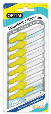 Stoddard Soft mezizubní kartáčky 1,2 mm (žluté), 8 ks