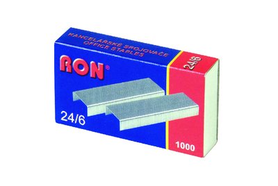 Spojovače kancelářské 24/6, 1000 ks