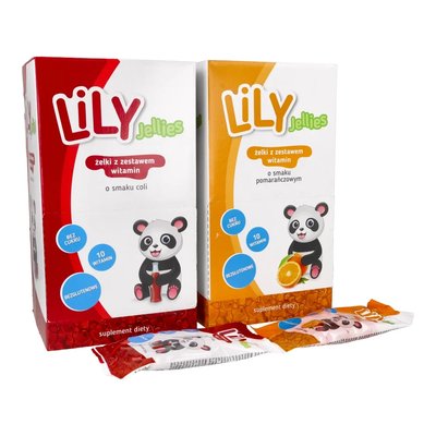 Żelki Lily Jellies 30g x 30 szt. 7Pharma - pomarańcza
