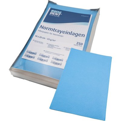 OMNIDENT Filtrační Papír Modrý 18x28cm 250ks